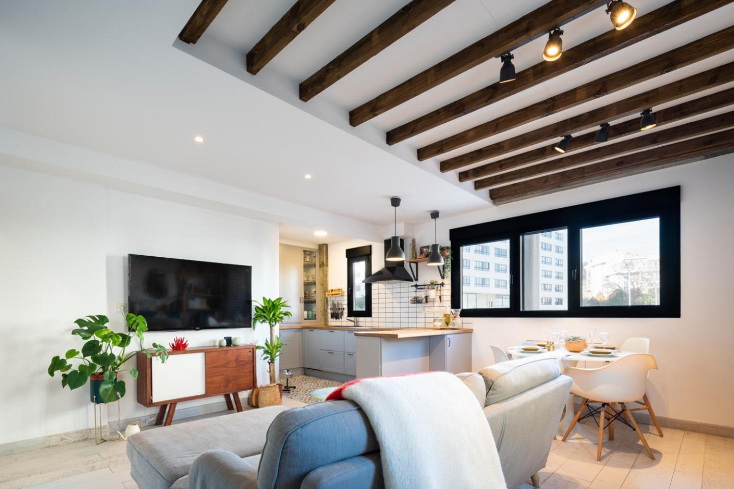 Duplex De Diseno Cerca De Riazor Apartment A Coruna Luaran gambar